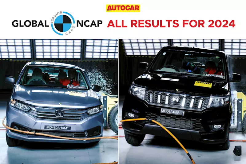 Every new car, SUV tested by Global NCAP in 2024 in India